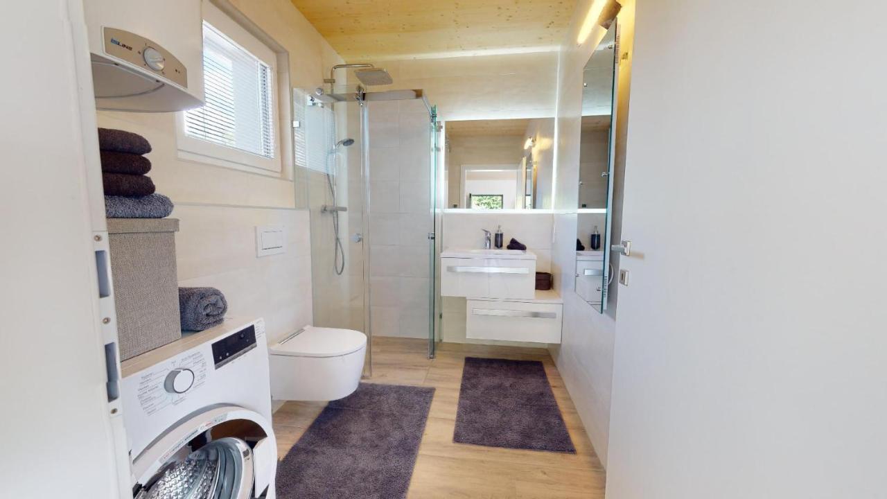 Modernes Ferienhaus Mit Panoramablick Rosegg Exterior foto